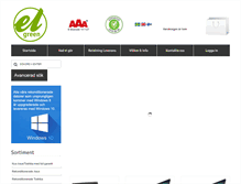 Tablet Screenshot of elgreen.se